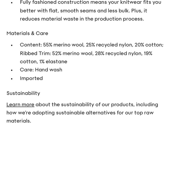 Aritzia Peggy Cropped Sweater - Picture 5 of 5